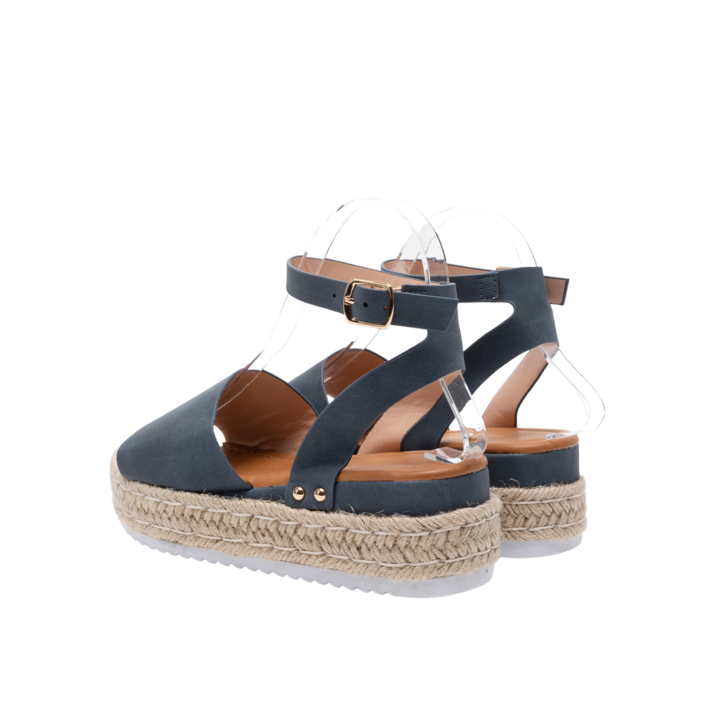 Women's espadrille sandals- Platform Wedges- Ankle Strap BG-735