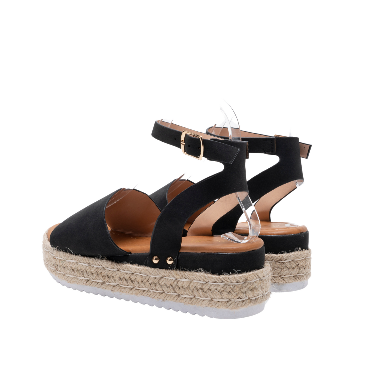 Women's espadrille sandals- Platform Wedges- Ankle Strap BG-735