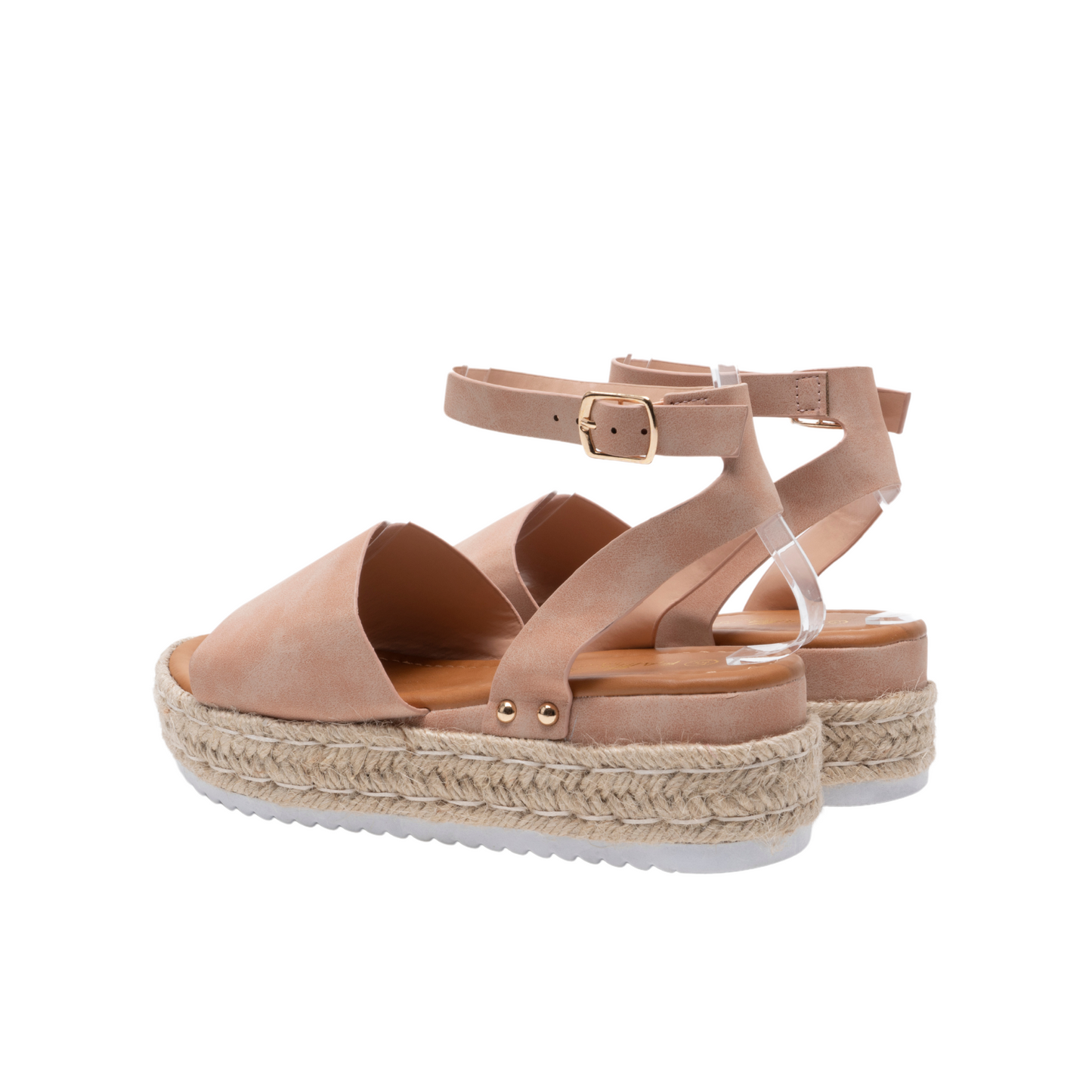 Women's espadrille sandals- Platform Wedges- Ankle Strap BG-735