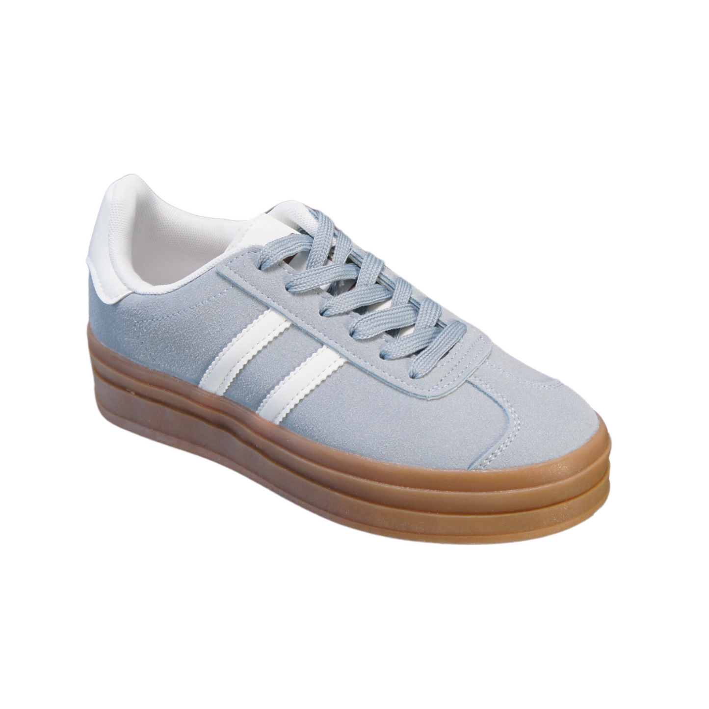 Women’s Lace-Up Platform Sneakers – Casual Fashion Trainers A2388