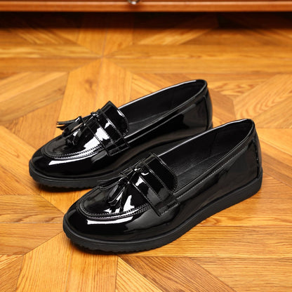 Women’s Loafers Flats – Comfortable Slip-On Dress Shoes with Tassel A68597
