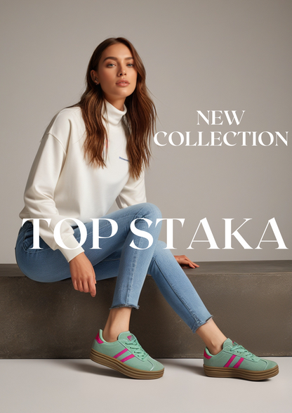 Women’s Lace-Up Platform Sneakers – Casual Fashion Trainers A2388