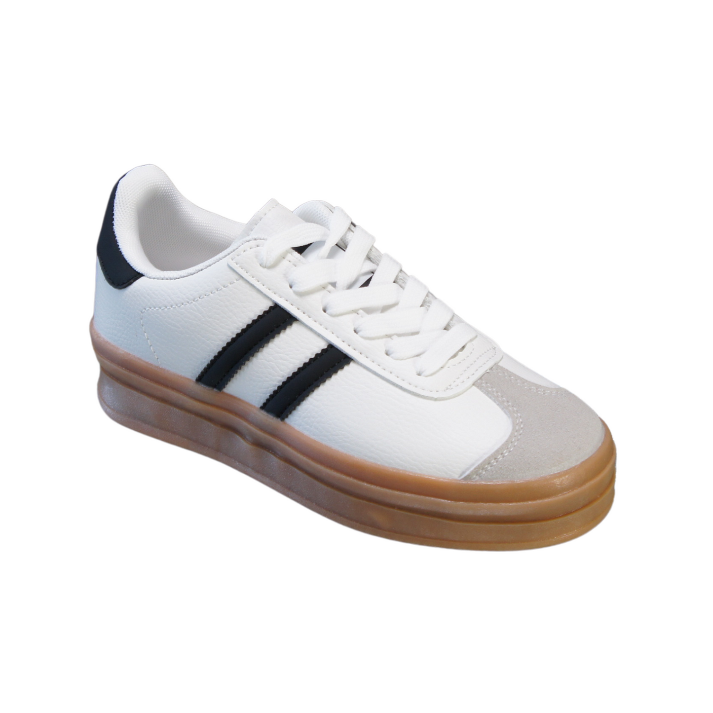 Women’s Lace-Up Platform Sneakers – Casual Fashion Trainers A2388