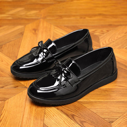 Women’s Loafers Flats – Comfortable Slip-On Dress Shoes with Lace A68599