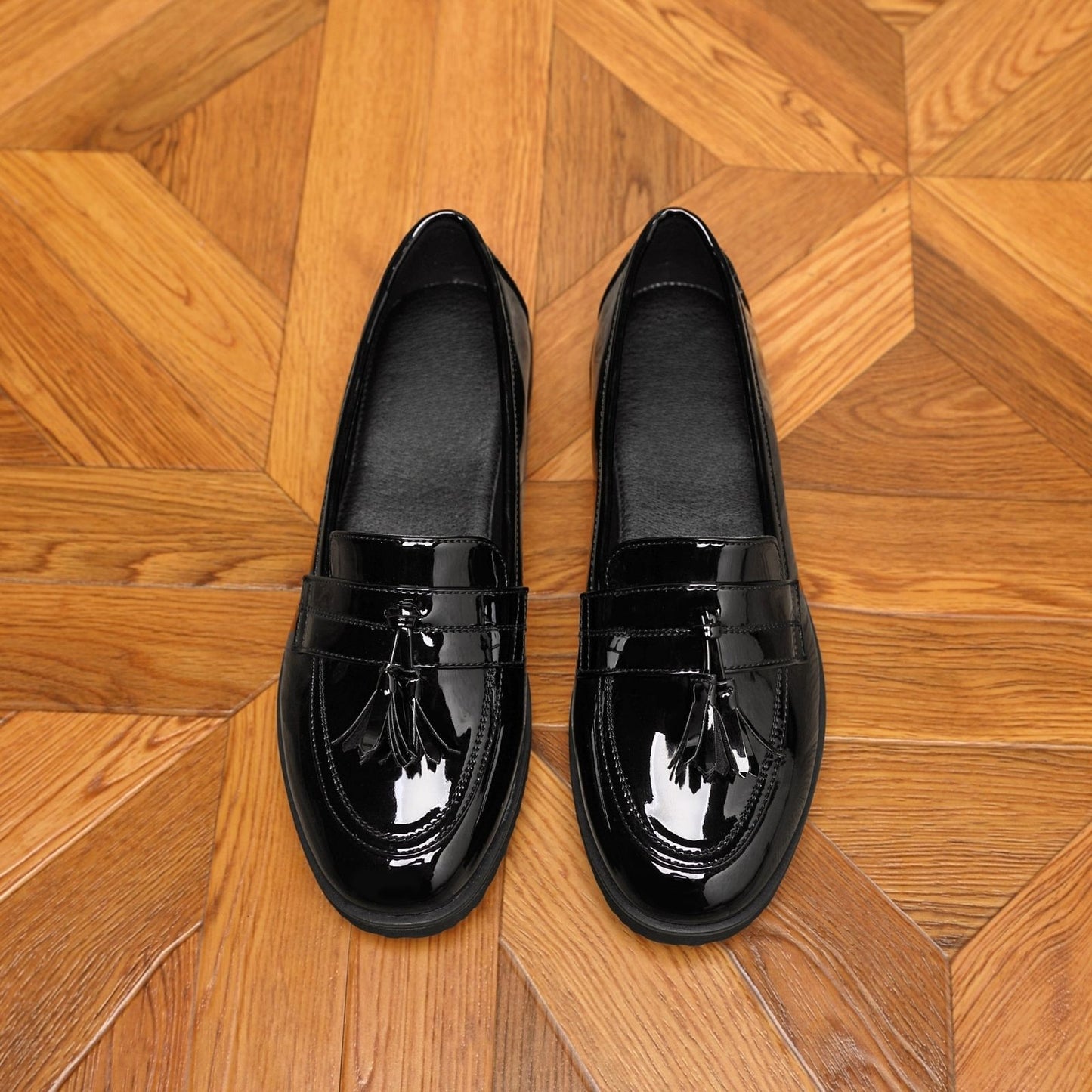 Women’s Loafers Flats – Comfortable Slip-On Dress Shoes with Tassel A68597