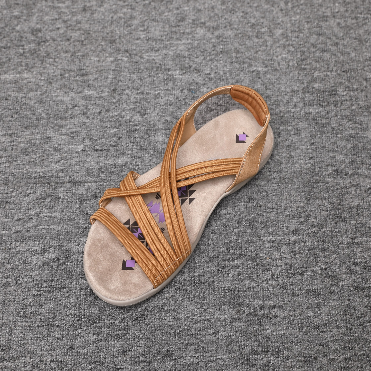 Women's Elastic String Cushioned Sandals A68539