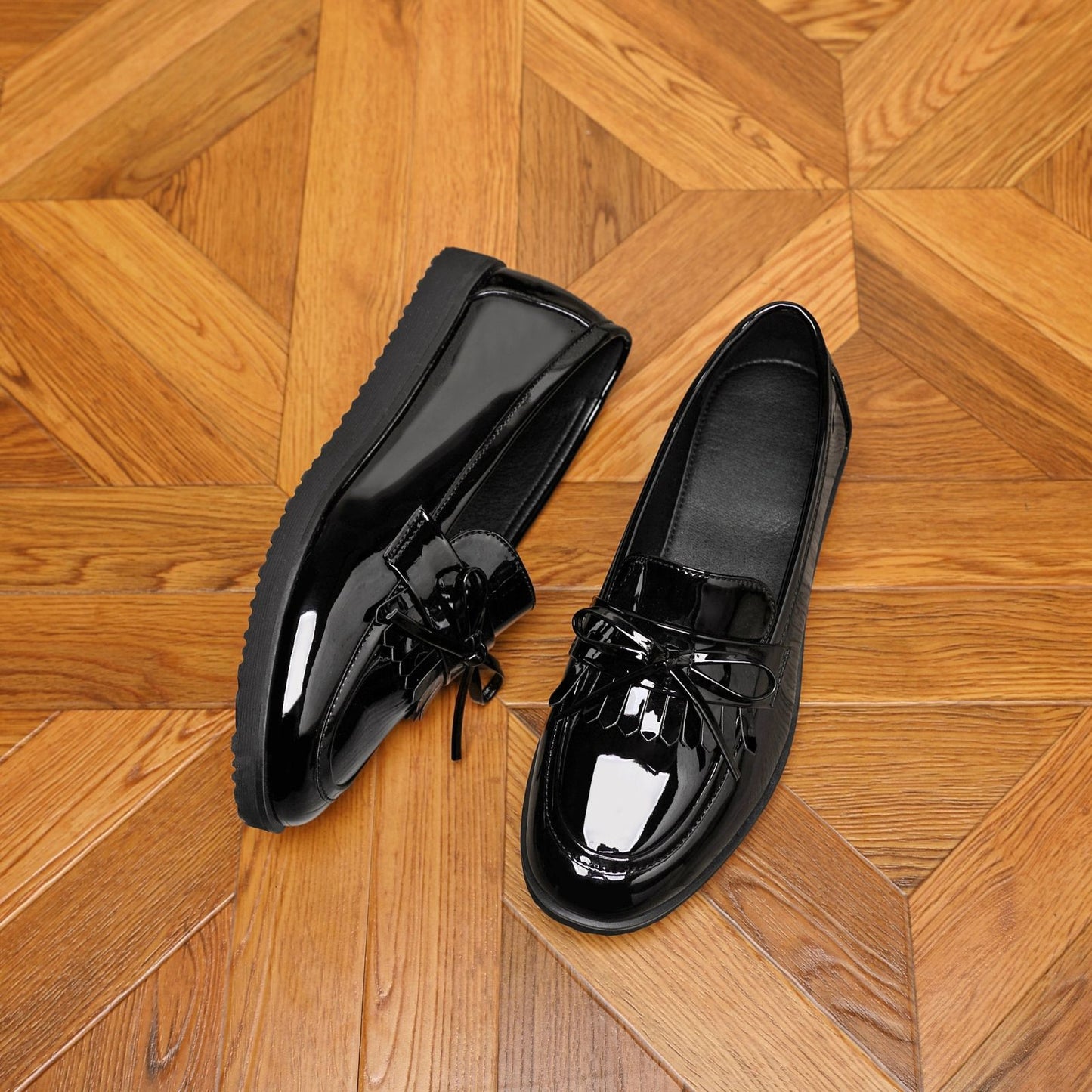 Women’s Loafers Flats – Comfortable Slip-On Dress Shoes with Lace A68599